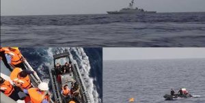 دومین روز رزمایش مرکب آیونز| تمرین عملیات کمک پزشکی و نجات نفرات مضطر در دریا