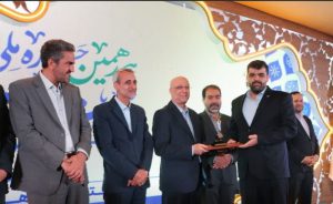 تندیس زرین جشنواره ملی فن آفرینی شیخ بهایی در دستان شرکت بسپار شیمی سپیدان